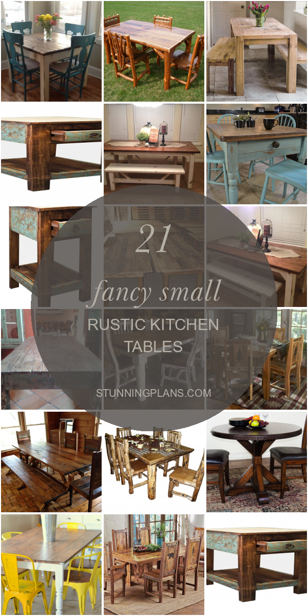 21 Fancy Small Rustic Kitchen Tables Home, Family, Style and Art Ideas
